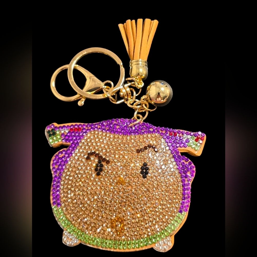 Sparkling Buzz Lightyear Character Keychain with Tassel